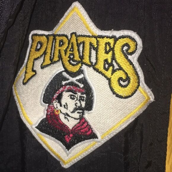 Vintage Pittsburgh Pirates retro MLB player apex zipper warm up jacket - Picture 2 of 6